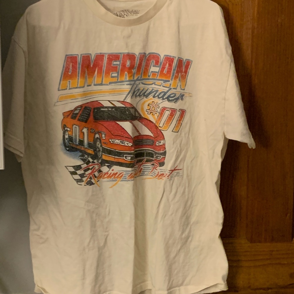 Oversized retro graphic tee
